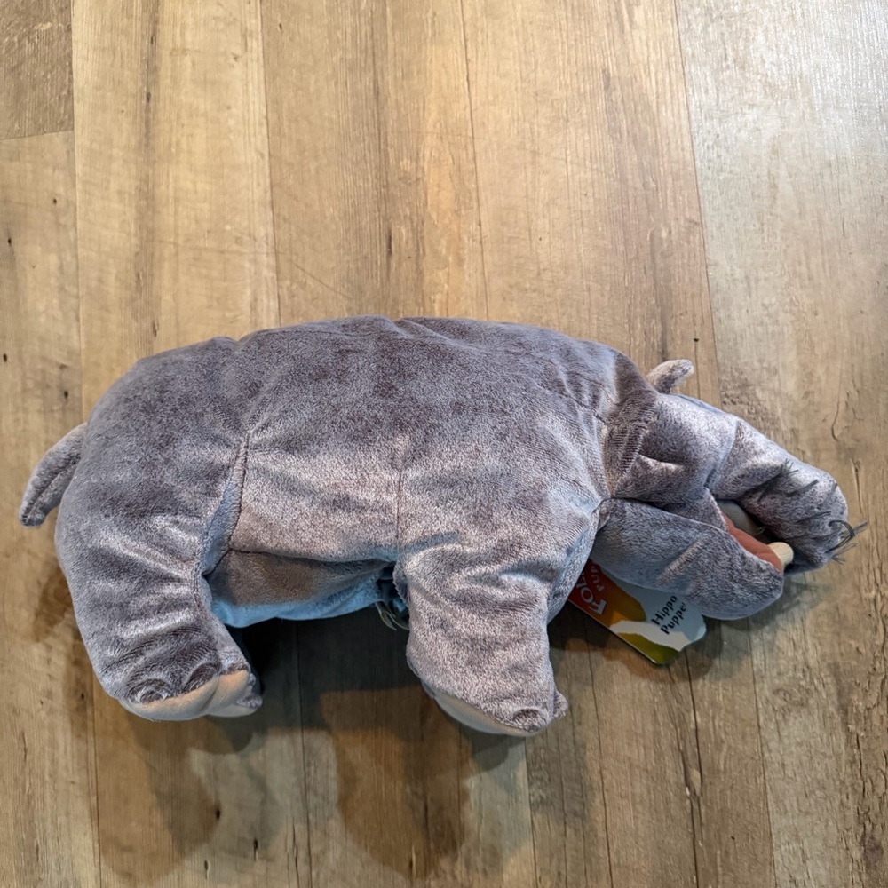 NWT Folkmanis Hippo Hand Puppet - Picture 6 of 13